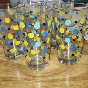 9 Fiesta water glasses